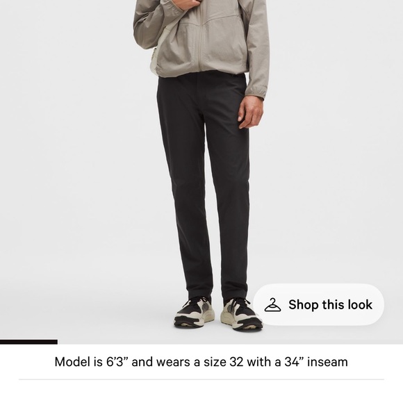 lululemon athletica Black ABC Classic-Fit 5 Pocket Pant - Picture 3 of 11